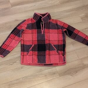 Wrangler Pink and Black Plaid Sweater